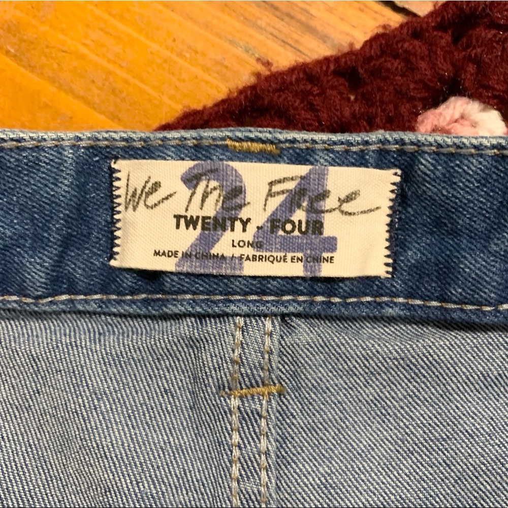 Free People Bridgette Pacific Indigo Shorts - Picture 4 of 5